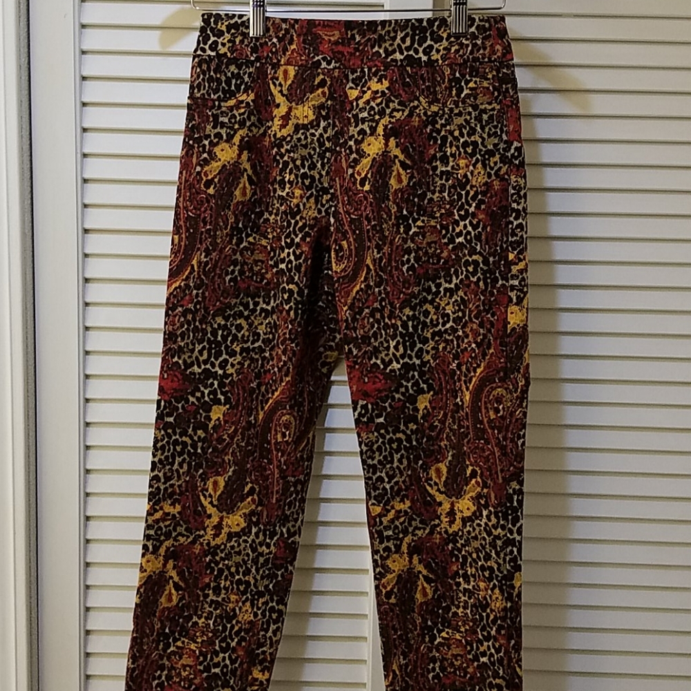 Soft Surroundings Animal Print Pants XS - Picture 2 of 13